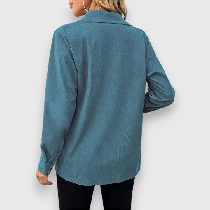 Selina – Skjortjacka i kordlook