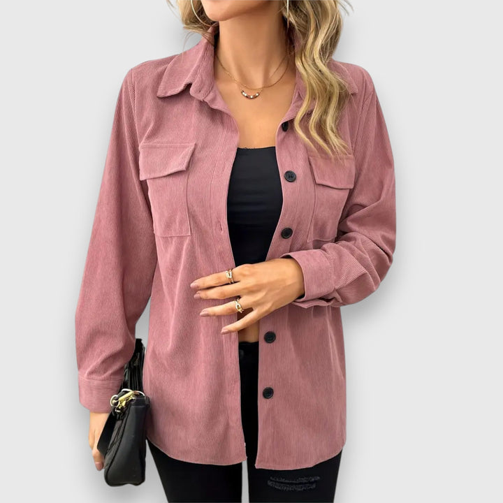 Selina – Skjortjacka i kordlook